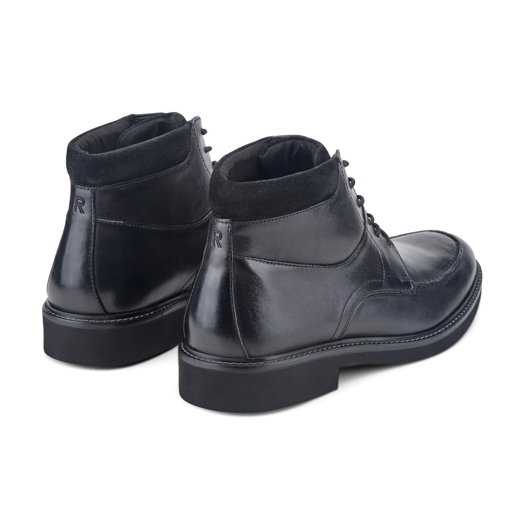 Men's Macklin Moc Toe Lace-Up Leather Boots - Image 3