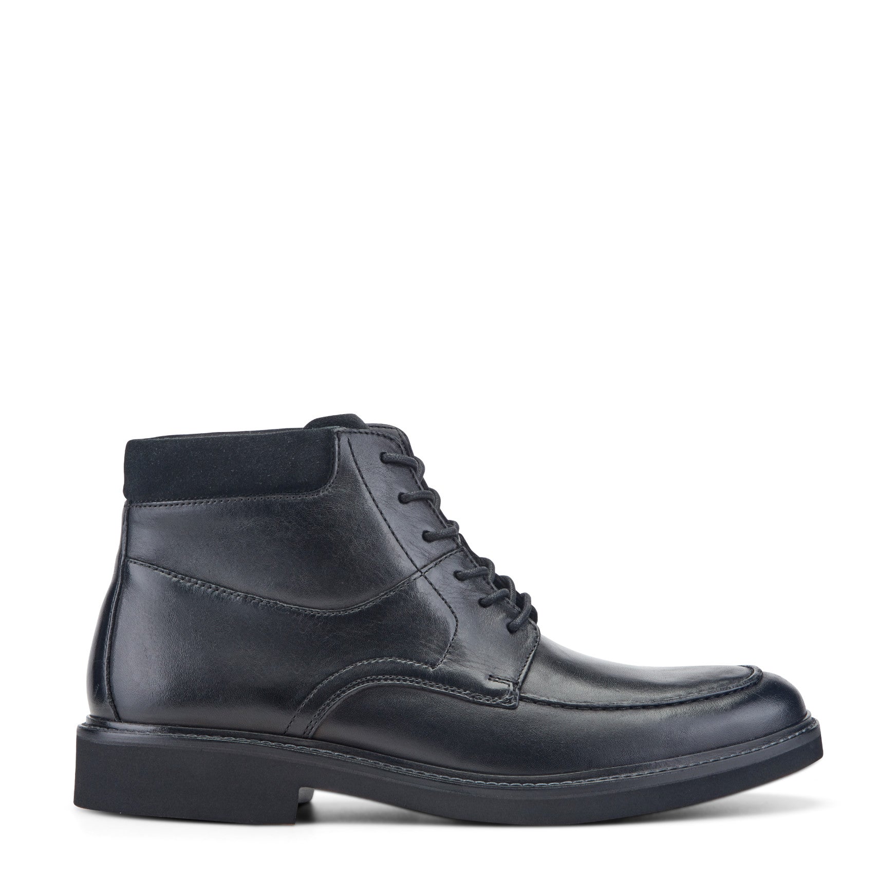 Men's Macklin Moc Toe Lace-Up Leather Boots